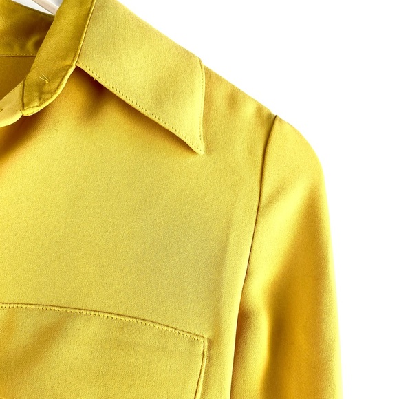 Aritzia Babaton Harrison Acacia Button-Down Matte-Satin Shirt - Picture 4 of 14